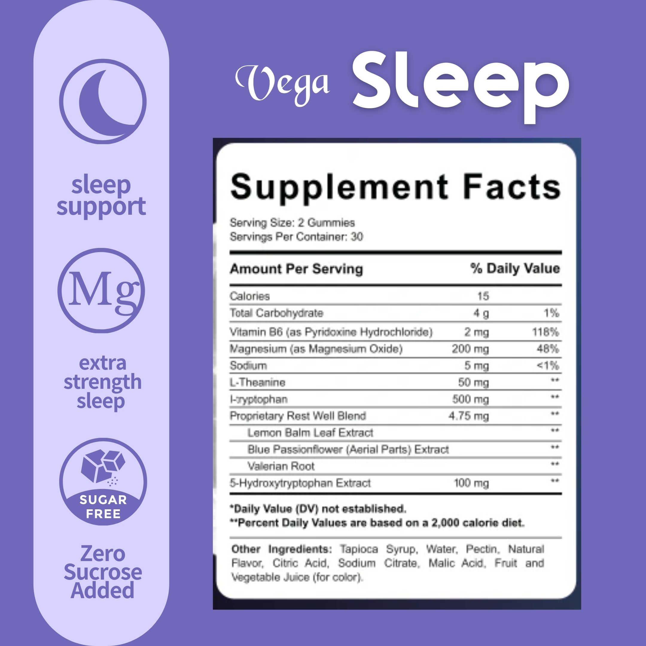 Vega Sleep vitamin｜睡眠軟糖